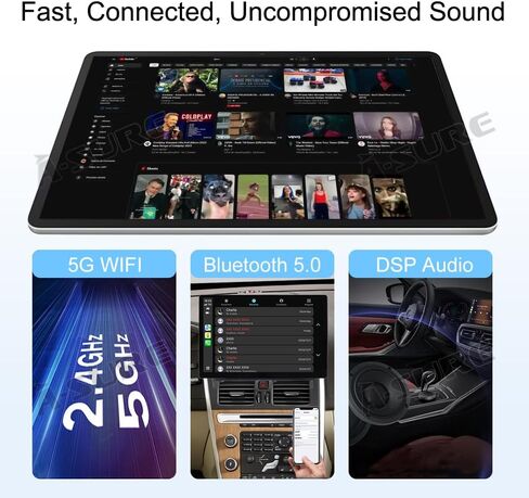 ASURE 13.1 Inch Car Stereo for Wrangler JL 2018 2019 2020 2021(not for 4XE) in Kuwait