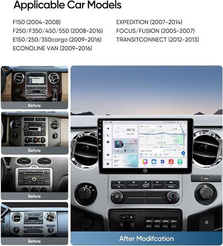10.2″ Car Radio for Ford F150 (2004-2008) F250/F350/F450/F550 (2008-2016) in Saudi Arabia