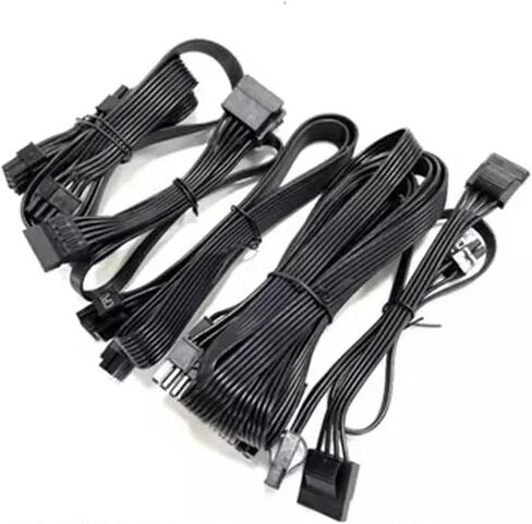 ZHANGLH 8/6P to GPU8(6+2) pin CPU8pin(4+4) pin SATA IDE Molex Power Cable for Segotep GM650 GM750 GM850 1000W 1250W Series Module(8P to CPU 4 4p) in Saudi Arabia