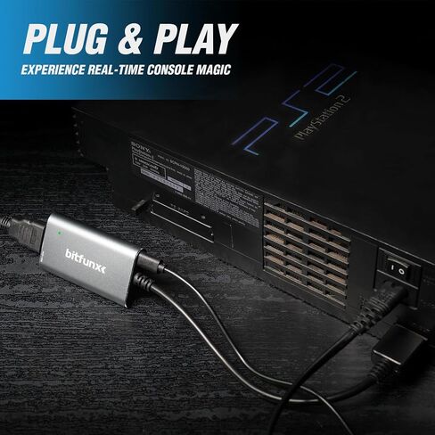BITFUNX PS2/PS1 to HDMI™ Adapter, for PS2/PS1/PS ONE Console (4-in-1) in Kuwait