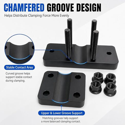 Heavy Duty Barrel Vise Tool, Aluminum Barrel Clamp with Leather Inserts, Non-Marring Bench Vise Clamp, Fits 0.67" to 1.375" Outside Diameter in Saudi Arabia