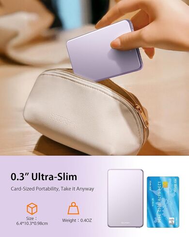 ULiXWH [0.3" Ultra Slim] [Alloy-Made] for Magsafe Portable Charger iPhone in Saudi Arabia
