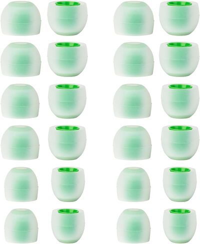 12 Pairs KBEAR 135 Silicone IEM Earbuds Ear Tips for KZ ZS12 Pro 2 (Black) in Saudi Arabia