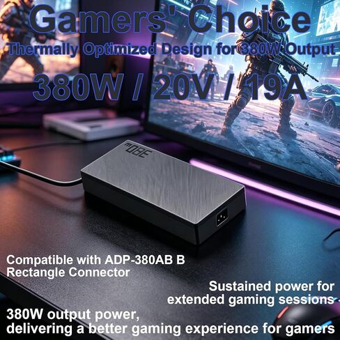 380W Laptop Charger for Asus ROG Strix Scar TUF Gaming AC Adapter in Kuwait