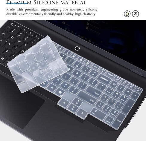 Keyboard Cover for Lenovo Legion Pro 5 5i Gen 10 16" / Legion 5 5i Gen 10 16", Lenovo Legion Pro 7 7i Gen 10 16" / Legion 7i Gen 10 / Legion 9 9i Gen 10 18" Keyboard Skin - Clear in Saudi Arabia