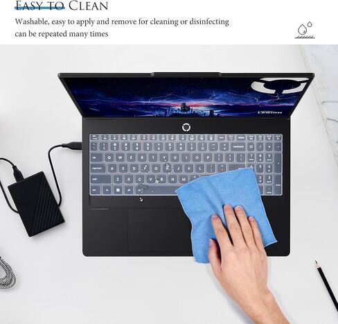 Keyboard Cover for Lenovo Legion Pro 5 5i Gen 10 16" / Legion 5 5i Gen 10 16", Lenovo Legion Pro 7 7i Gen 10 16" / Legion 7i Gen 10 / Legion 9 9i Gen 10 18" Keyboard Skin - Clear in Saudi Arabia