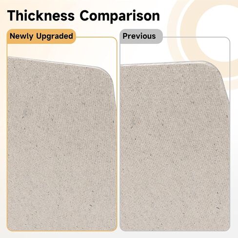 2026 Upgrade 0.6mm Microwave Waveguide Insulation Cover 4.88"×4.94" Mica Sheet Compatible with LG ThinQ LMC0975ST LMC0975ASZ Replace#: MCK69074904 WB03X27704 in Saudi Arabia