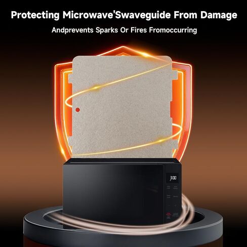 2026 Upgrade 0.6mm Microwave Waveguide Insulation Cover 4.88"×4.94" Mica Sheet Compatible with LG ThinQ LMC0975ST LMC0975ASZ Replace#: MCK69074904 WB03X27704 in Saudi Arabia