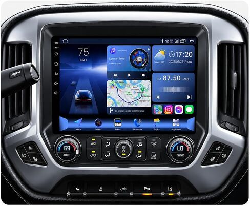 10.2" 4G+64G Andriod 15 Radio for 2014-2018 Chevy Silverado: GMC Sierra 1280 * 800P IPS Touch Screen with Wireless Carplay Andriod Auto Bluetooth 5G WiFi GPS Navigation 1080P Backup Camera FM SWC in Saudi Arabia