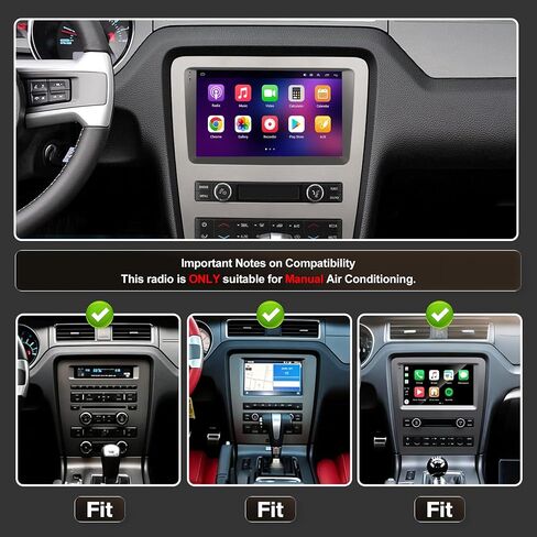 Car Radio Stereo for Ford Mustang 2010 2011 2012 2013 2014 in Kuwait