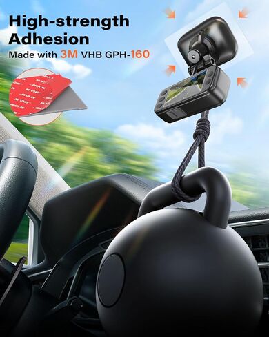2.83" Double-Sided Adhesive Pads for Dash Cam with Electrostatic Film, 5pcs in Saudi Arabia
