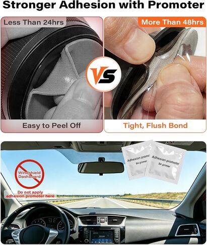 2.83" Double-Sided Adhesive Pads for Dash Cam with Electrostatic Film, 5pcs in Saudi Arabia