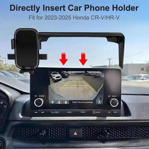 LECART Car Phone Holder Fit for Honda CR-V HR-V 2023 2024 2025 2026 7/9 Inches Screen, Custom Fit Mount with 360 Degree Rotation, Hands Free Navigation Bracket for Cellphones in Kuwait