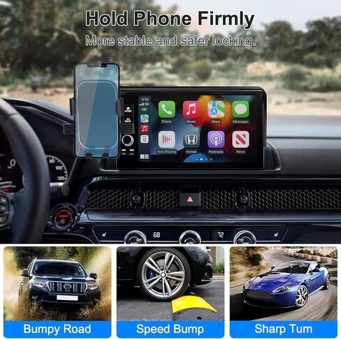 LECART Car Phone Holder Fit for Honda CR-V HR-V 2023 2024 2025 2026 7/9 Inches Screen, Custom Fit Mount with 360 Degree Rotation, Hands Free Navigation Bracket for Cellphones in Kuwait
