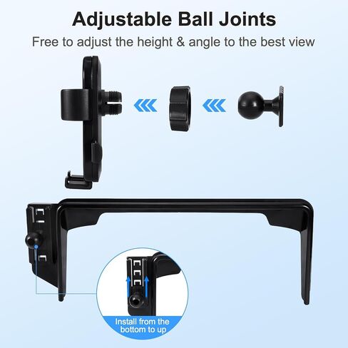 LECART Car Phone Holder Fit for Honda CR-V HR-V 2023 2024 2025 2026 7/9 Inches Screen, Custom Fit Mount with 360 Degree Rotation, Hands Free Navigation Bracket for Cellphones in Kuwait