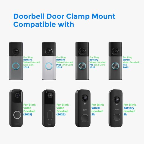 No Drill Doorbell Mount Compatible with Ring Battery Doorbell in Kuwait