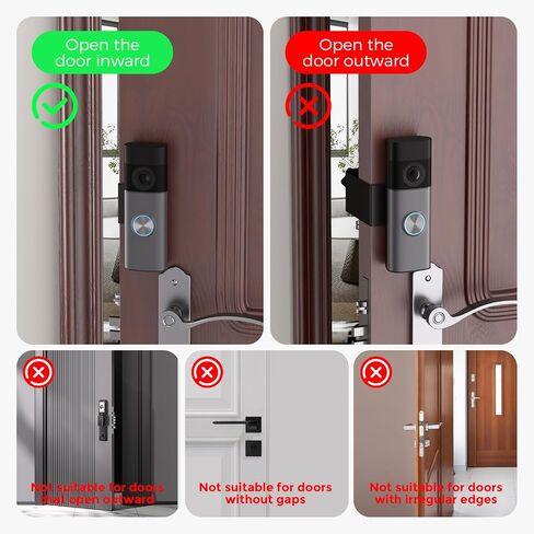 No Drill Doorbell Mount Compatible with Ring Battery Doorbell in Kuwait