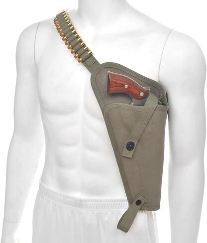 OD Canvas M3 Tanker Shoulder Holster with Shell Loops fits Ruger Redhawk in Saudi Arabia