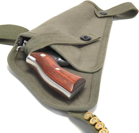 OD Canvas M3 Tanker Shoulder Holster with Shell Loops fits Ruger Redhawk in Saudi Arabia