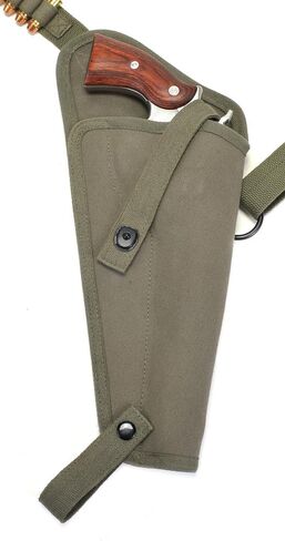 OD Canvas M3 Tanker Shoulder Holster with Shell Loops fits Ruger Redhawk in Saudi Arabia