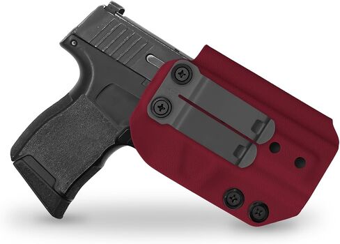 IWB Holster Compatible with Glock 43 (43/43x), Slim Concealed Carry Design, Adjustable Ride Height & Cant, Durable Kydex Construction for Men & Women in Kuwait