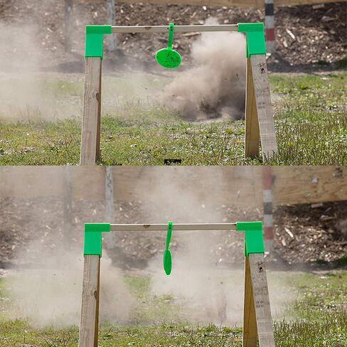 Throom - Reactive Self Healing Targets for Shooting, Set of 3 HangTuff Targets, Hanging Gun Target for Pistol or Rifle, for Indoor and Outdoor Range, Ricochet Free in Saudi Arabia