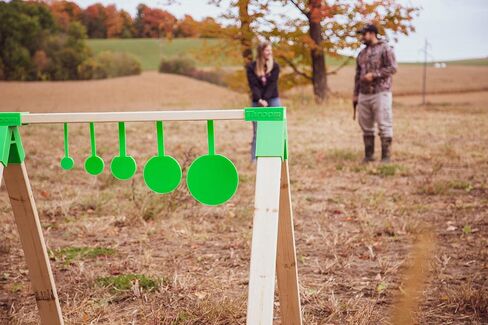 Throom - Reactive Self Healing Targets for Shooting, Set of 3 HangTuff Targets, Hanging Gun Target for Pistol or Rifle, for Indoor and Outdoor Range, Ricochet Free in Saudi Arabia