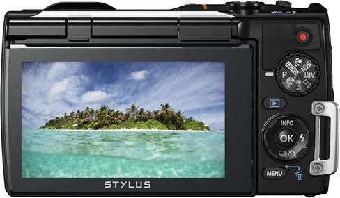Olympus Stylus TG-850 IHS 16 MP Digital Camera (White) - International Version in Kuwait