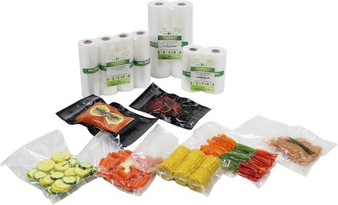 Commercial Bargains 11" x 50' and 8" x 50' Vacuum Sealer For FoodSaver Sous Vide Rolls Food Storage in Saudi Arabia