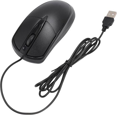 Wired Keyboard Mouse Set Ergonomic Design Durable 104 Keys for Business and Gaming Office Use in Saudi Arabia