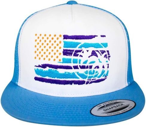 "Strong Faded Snapback Classic Meshback Baseball Cap with Embroidered Logo | Adjustable Unisex Hat (One Size) in Saudi Arabia
