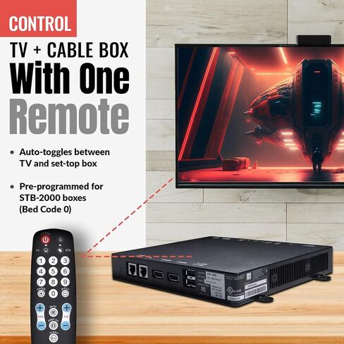 Anderic EzWipe Universal TV Remote Control - 1-Device - TV Only in Saudi Arabia