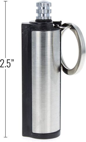 ASR Outdoor Compact Instant Lighter Survival Fire Starter Flint Rod with Compass Keychain in Kuwait
