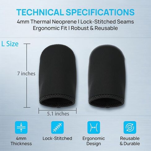 Neoprene Toe Warmers for Cold Water in Saudi Arabia