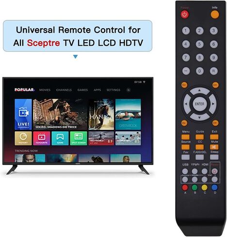 New Replacement Remote Control for Sceptre TV Universal Remote Control Compatible with All Sceptre TV LED LCD HDTV in Kuwait