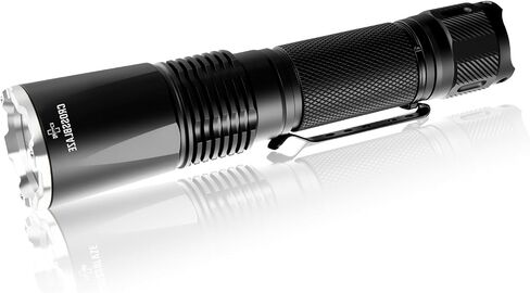 Tactical Flashlight Rechargeable 2200LM, 1640FT Long Range Beam in Kuwait