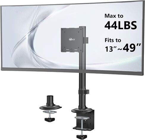 WALI Tall Monitor Arm Mount for Desk for 13-34 inch Screens, 22 lbs per Arm in Saudi Arabia