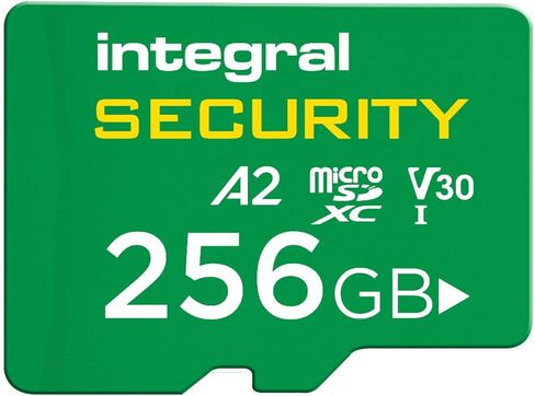 Integral 128GB High Endurance microSD Card for CCTV, Dash Cam & Security Cameras, 4K Video| Up to 24,000 Hours Continuous Recording in Kuwait
