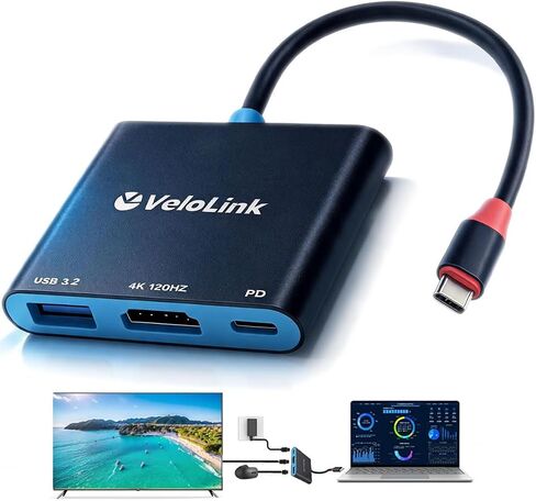 محول HDMI 2.1 USBC إلى HDMI لأجهزة Ipad/MacBook/الهاتف/الكمبيوتر المحمول 4k60/120 هرتز in Saudi Arabia