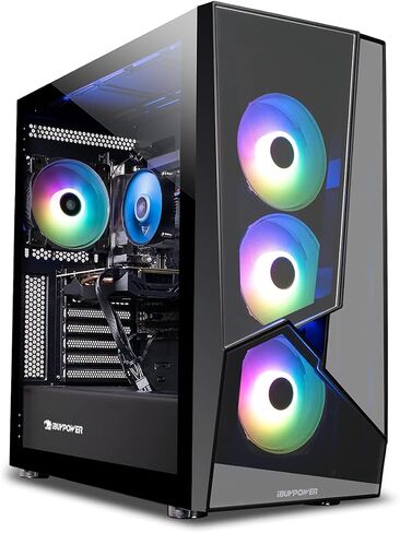 iBUYPOWER Pro Gaming PC Computer Desktop Slate5MR 243i (Intel Core i7-11700F 2.5 GHz,AMD Radeon RX 6600 8GB, 16GB DDR4, 500GB SSD + 1 TB HDD, WiFi Ready, Windows 11 Home) in Saudi Arabia