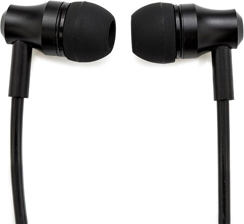 Radiation-Free Air Tube in-Ear Headphones, USB Type-C Wired EMF Blocking Earbuds with Volume Control & Microphone, for iPhone 15/16/17, Android Phones & USB-C Devices. (Black) in Saudi Arabia