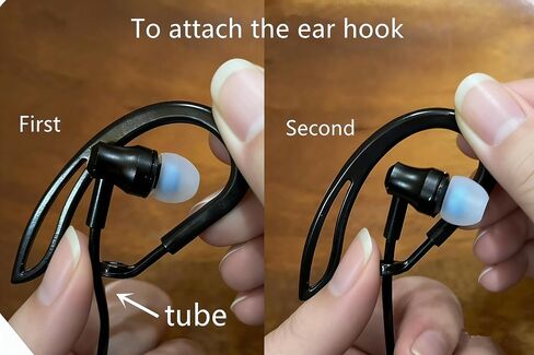 Radiation-Free Air Tube in-Ear Headphones, USB Type-C Wired EMF Blocking Earbuds with Volume Control & Microphone, for iPhone 15/16/17, Android Phones & USB-C Devices. (Black) in Saudi Arabia