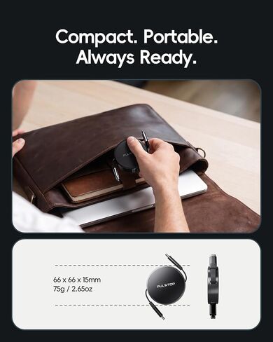 كابل USB C إلى USB C قابل للسحب، كابل USB 4 مع PD 240 وات، 20 جيجابت في الثانية، 8 كيلو60 هرتز in Kuwait