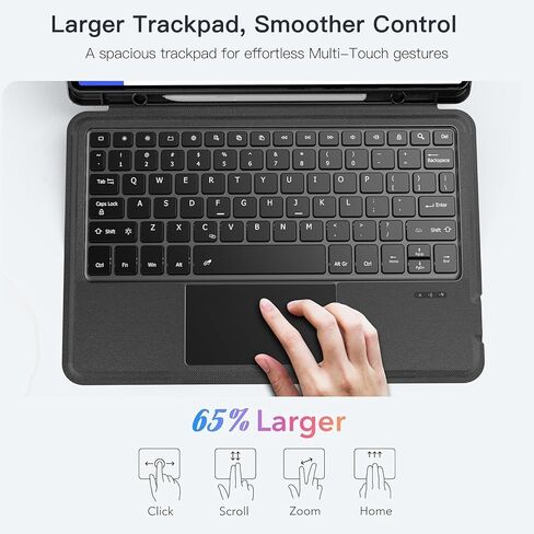 Keyboard Case for Samsung Galaxy Tab S11 Ultra 14.6" Detachable Magnetic Keyboard, Trackpad, 7-Color Backlit, DeX Mode, AI Key, Pen Holder, Smart Auto Sleep/Wake in Saudi Arabia