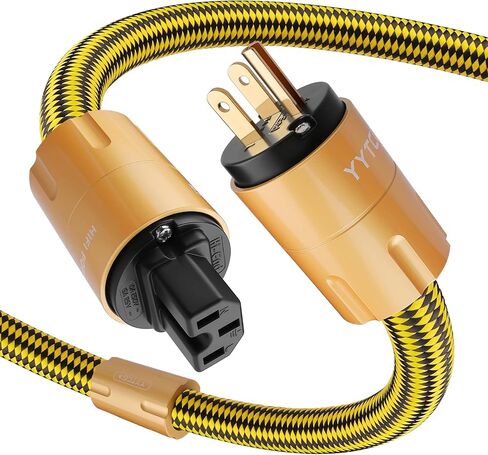 Audiophile Audio Power Cable 7N OCC for Amp/DAC/HiFi Systems 3.3ft in Saudi Arabia