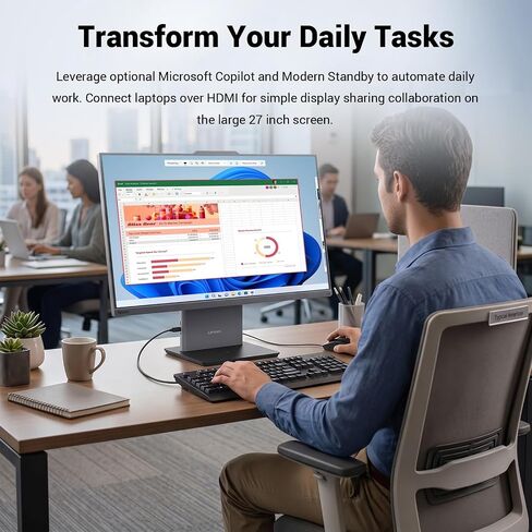 Lenovo ThinkCentre Intel Core i7-13620H 64GB + 2TB Business All-in-One in Kuwait