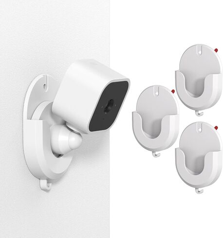 No-Drill Blink Camera Mount - 3 Pack Adhesive Wall Mount for Blink Outdoor 4, 2K+, Mini 2, Mini 2K+ & Ring Indoor, Strong 3M VHB Tape, Renter-Friendly in Saudi Arabia