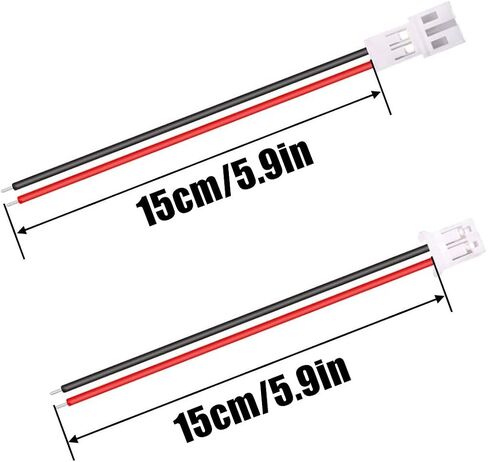 20pair 24AWG JST PH2.0 Male and Female 2pin Connector Cable for Battery JJRC H36 H67 Blade Inductrix E010 E013 in Kuwait
