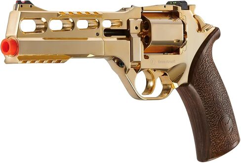 Lancer Tactical CoBranding Bo Manufacturer Chiappa Rhino Revolver 50DS .357 Magnum Style Airsoft Pistol Gold 330 FPS- Limited Edition in Saudi Arabia