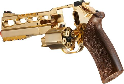 Lancer Tactical CoBranding Bo Manufacturer Chiappa Rhino Revolver 50DS .357 Magnum Style Airsoft Pistol Gold 330 FPS- Limited Edition in Saudi Arabia